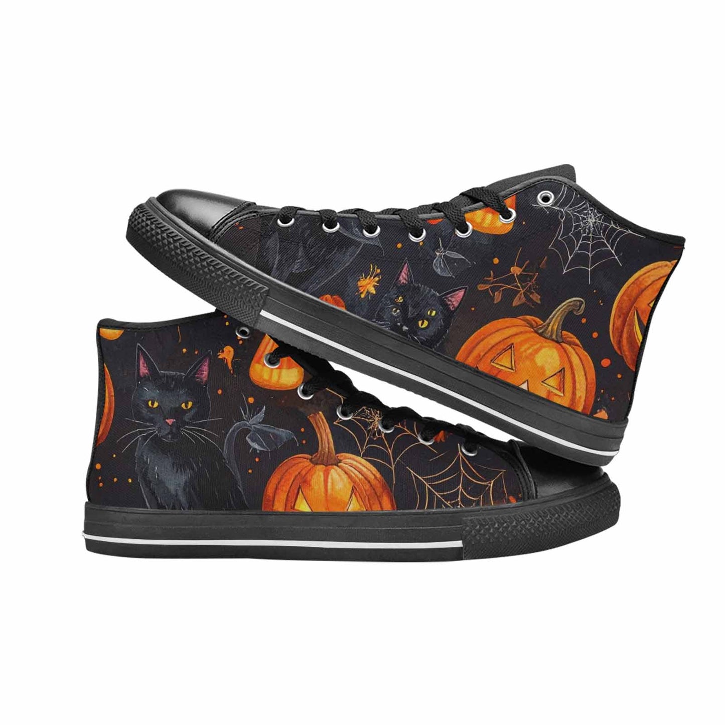 MEN'S Halloween High Top Canvas Dreamcore Custom Sneakers