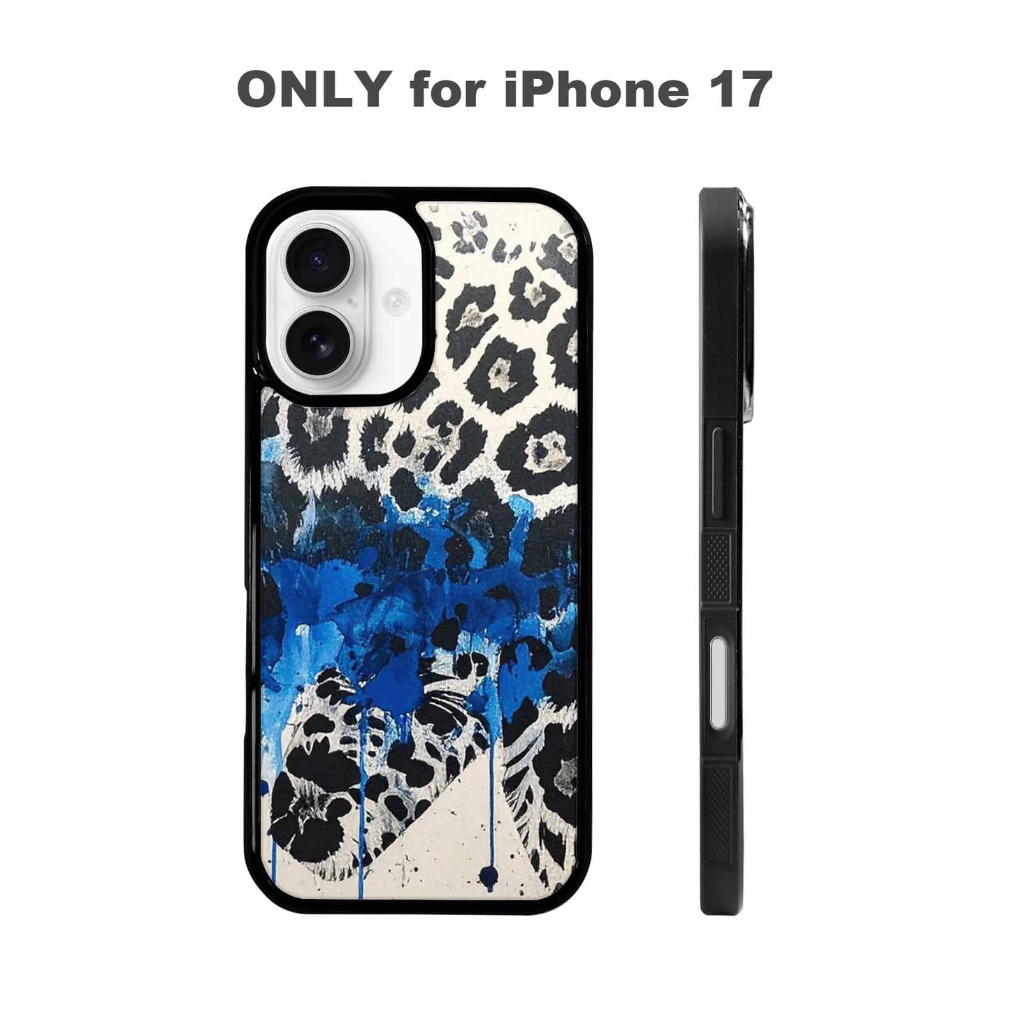 iPhone 17 Case — Animal Print Black &amp; Animal Print, Custom Phone Case