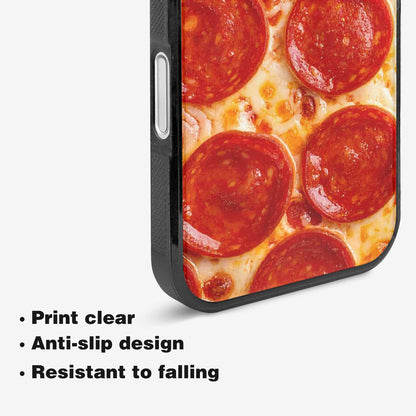 iPhone 16 Plus Case — Pepperoni Pizza Print Custom, Custom Phone Case