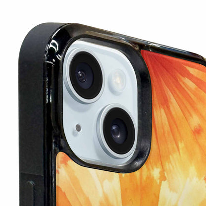 iPhone 15 Case — Ombre Tie Dye Sunset Custom, Personalized Phone Case