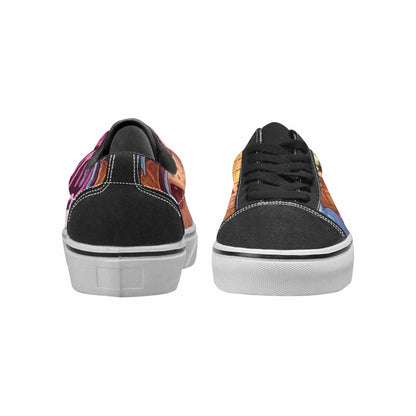 WOMEN'S Ice Cream Monsters  Lace-Up Canvas Vivid Custom Sneakers