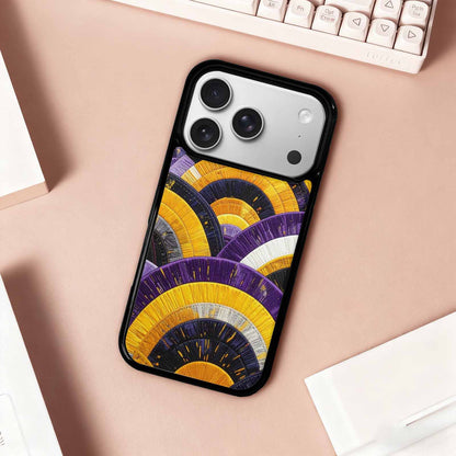 iPhone 17 Pro Case — Vivid Camo Nonbinary Pride Camo, Custom Designed Case Cover