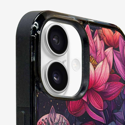 iPhone 16 Plus Case — Lotus Skulls, Customized Protective Case