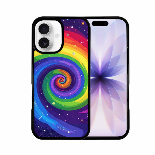 iPhone 17 Case — Rainbow Pride Galaxy Seamless Galaxy Space, Custom Art Phone Cover