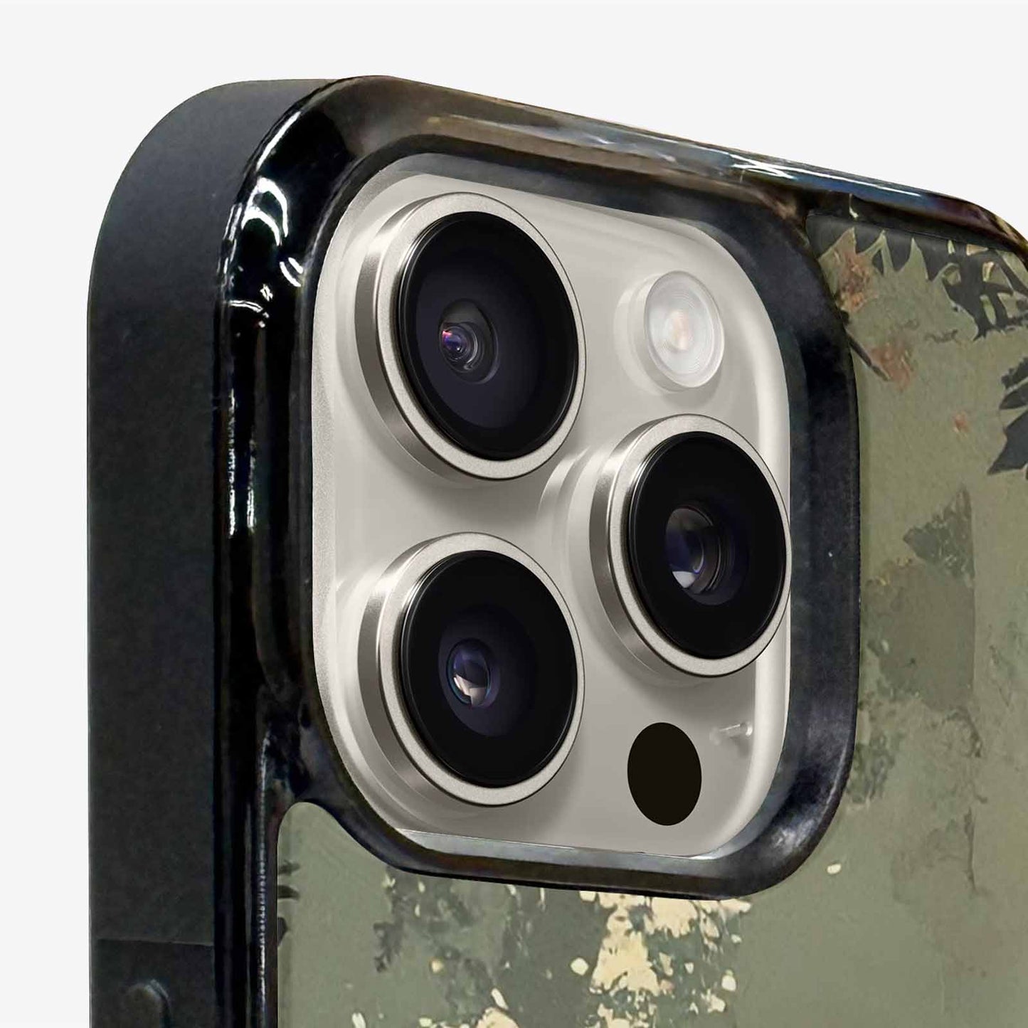 iPhone 16 Pro Case — Hunting Camouflage Pattern With Deer And, Custom Designed Case Cover