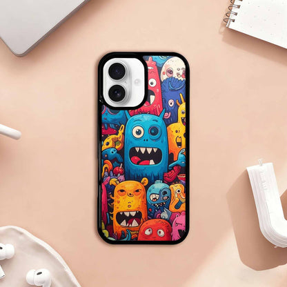 iPhone 17 Case — Small Cartoon Monster Character Cartoon Cute, Custom Made Phone Cover