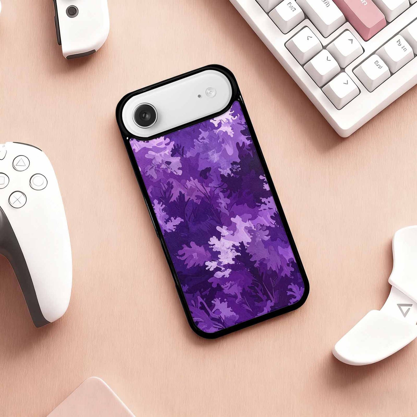 iPhone 17 Air Case — Small Military Camouflage Blotch Pattern Camo, Original Design Phone Case