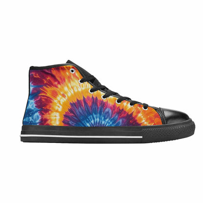 WOMEN'S Tie Dye Mixed Style High Top Canvas Dark Academia Shoes