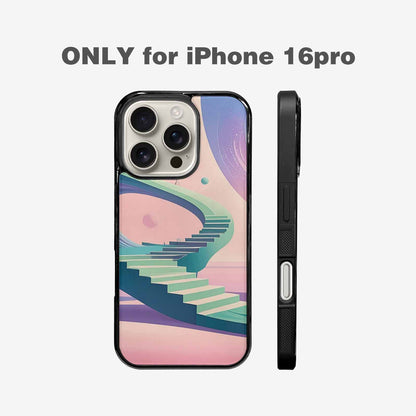 iPhone 16 Pro Case — 1930s European Surrealist Art Style Dreamlike, Personalized Phone Case