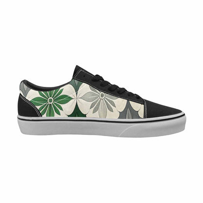 MEN'S Aromantic Flag Color Canvas Lace-Up Surreal Sneakers
