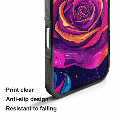 iPhone 17 Case — Rose Galaxy Art Seamless Galaxy Space, Original Design Phone Case