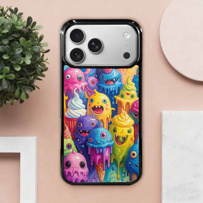 iPhone 17 Pro Max Case — Melting Ice Cream Monster Charac Original, Custom Phone Case