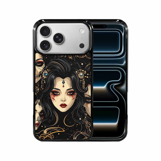 iPhone 17 Pro Max Case — Skull Dark Art Gothic Print Gothic, Custom Designed Case Cover