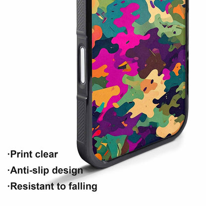 iPhone 17 Air Case — Small Military Camouflage Blotch Pattern Camo, Custom Made Phone Cover