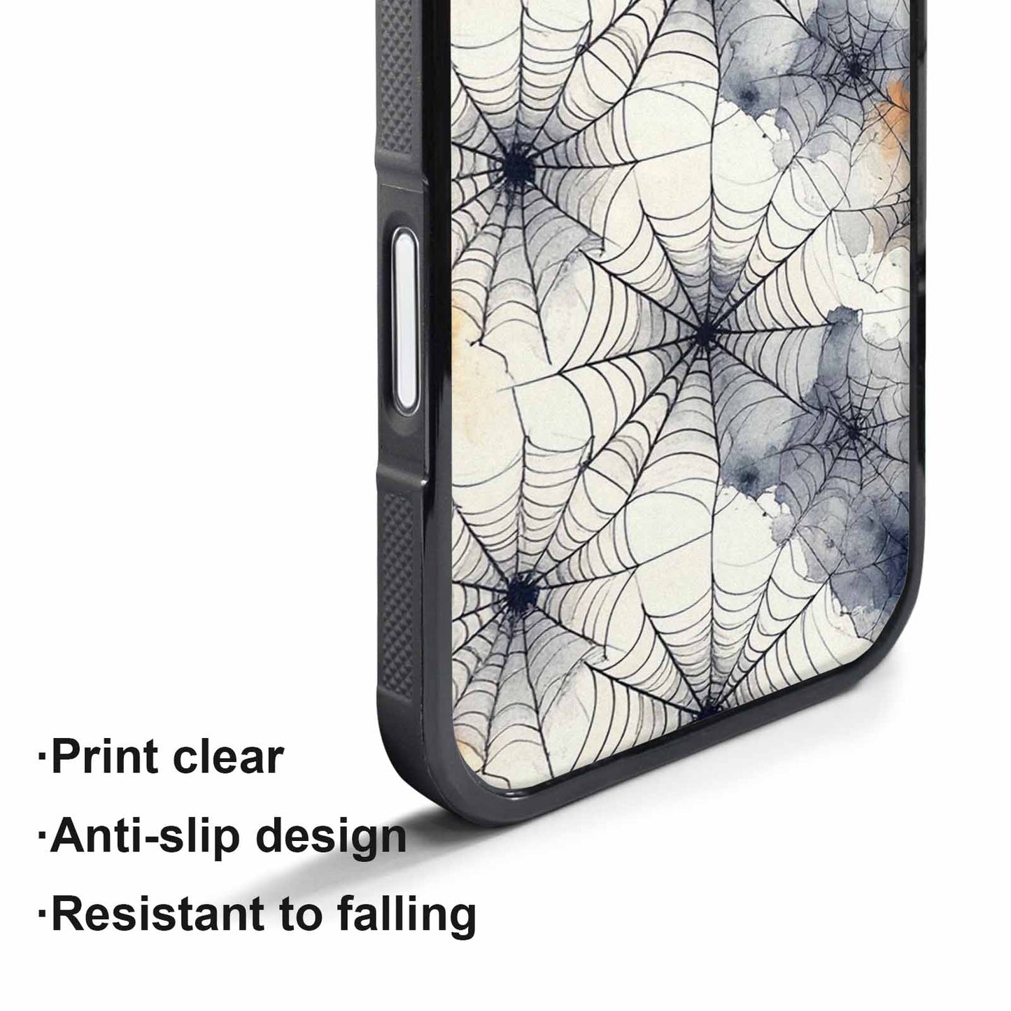 iPhone 17 Pro Case — Watercolor Klimt Spider Web Watercolor Abstract, Custom Art Phone Cover