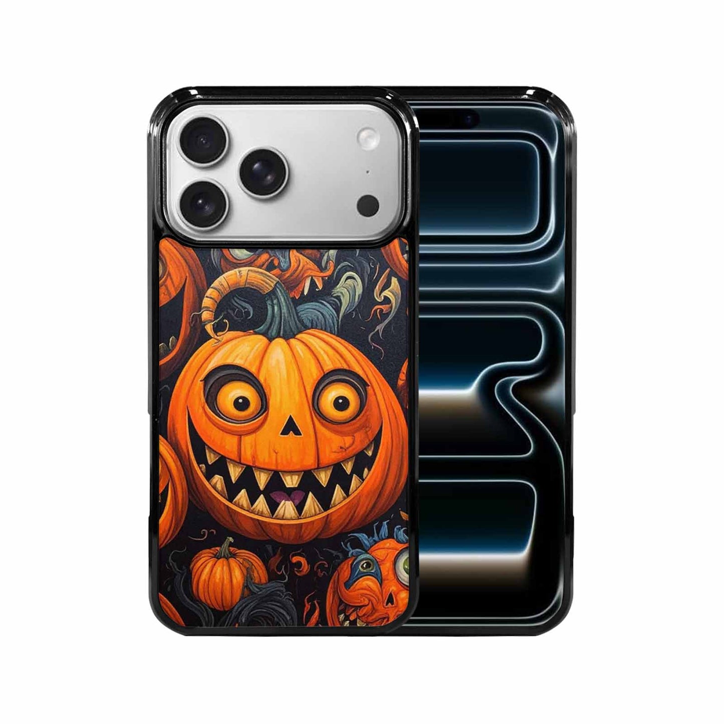iPhone 17 Pro Max Case — Cartoon Pumpkin Monster Cartoon Cute, Unique Phone Case Design