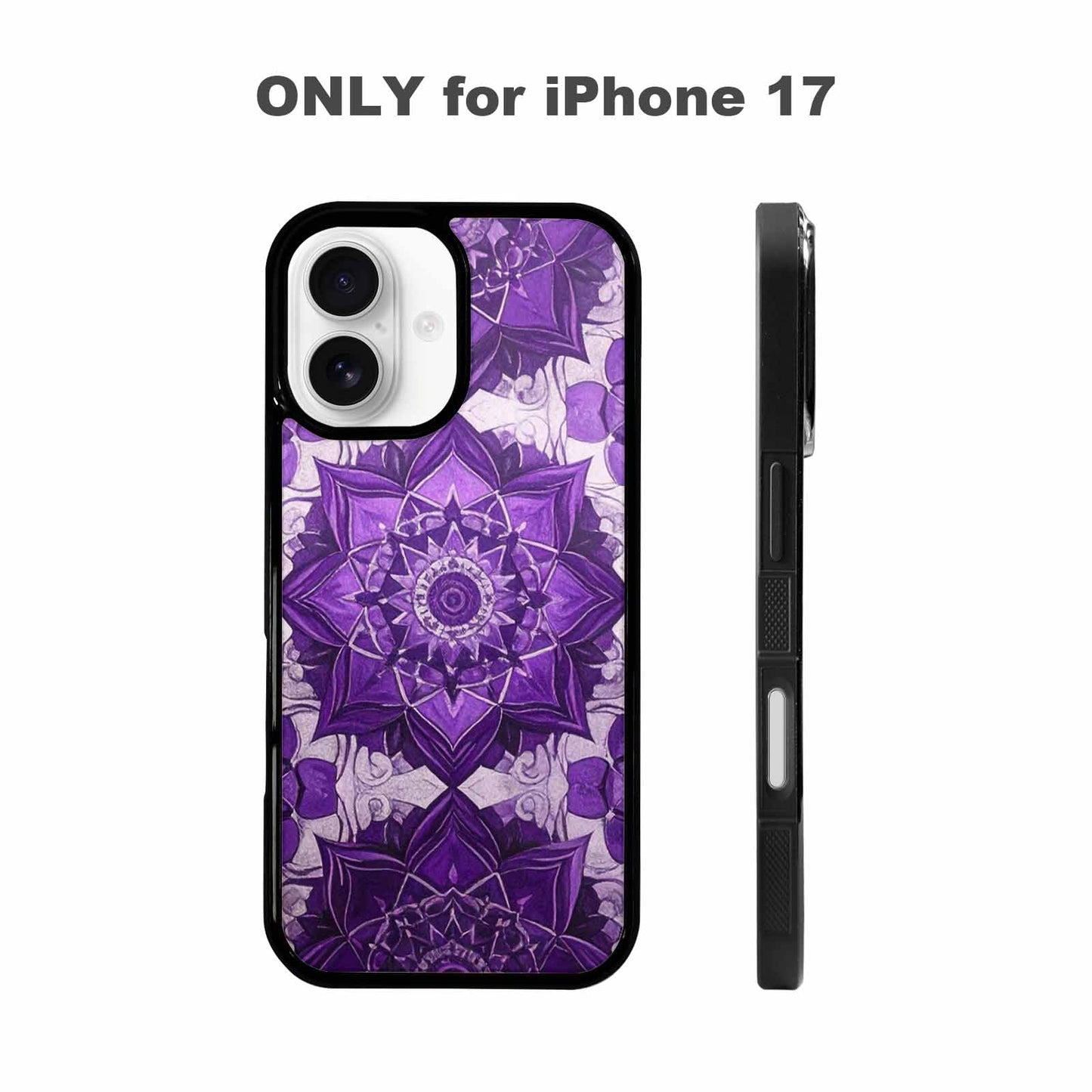 iPhone 17 Case — Small Mandala Pattern, Randomly Floral, Customized Protective Case