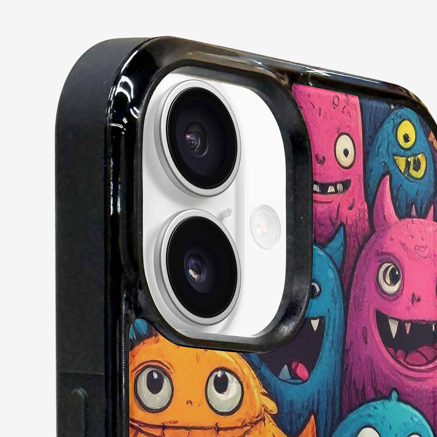 iPhone 16 Plus Case — Monsters General Cartoon Monst, Custom Print Case Cover