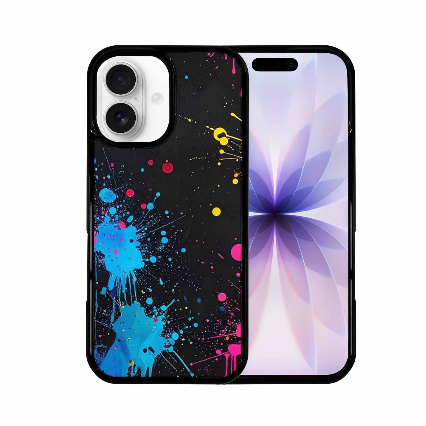 iPhone 17 Case — Small Paint Splatter Pattern, Original Art, Customized Protective Case