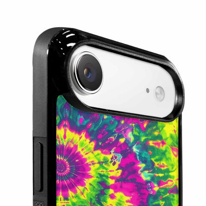 iPhone 17 Air Case — Tie Dye Neon Acid Blended Tie, Custom Printed Phone Case