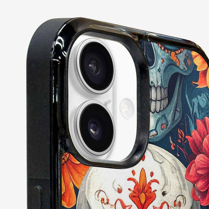 iPhone 16 Plus Case — Marble Skull Custom, Customized Protective Case