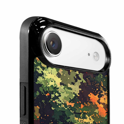 iPhone 17 Air Case — Small Military Camouflage Blotch Pattern Camo, Original Design Phone Case