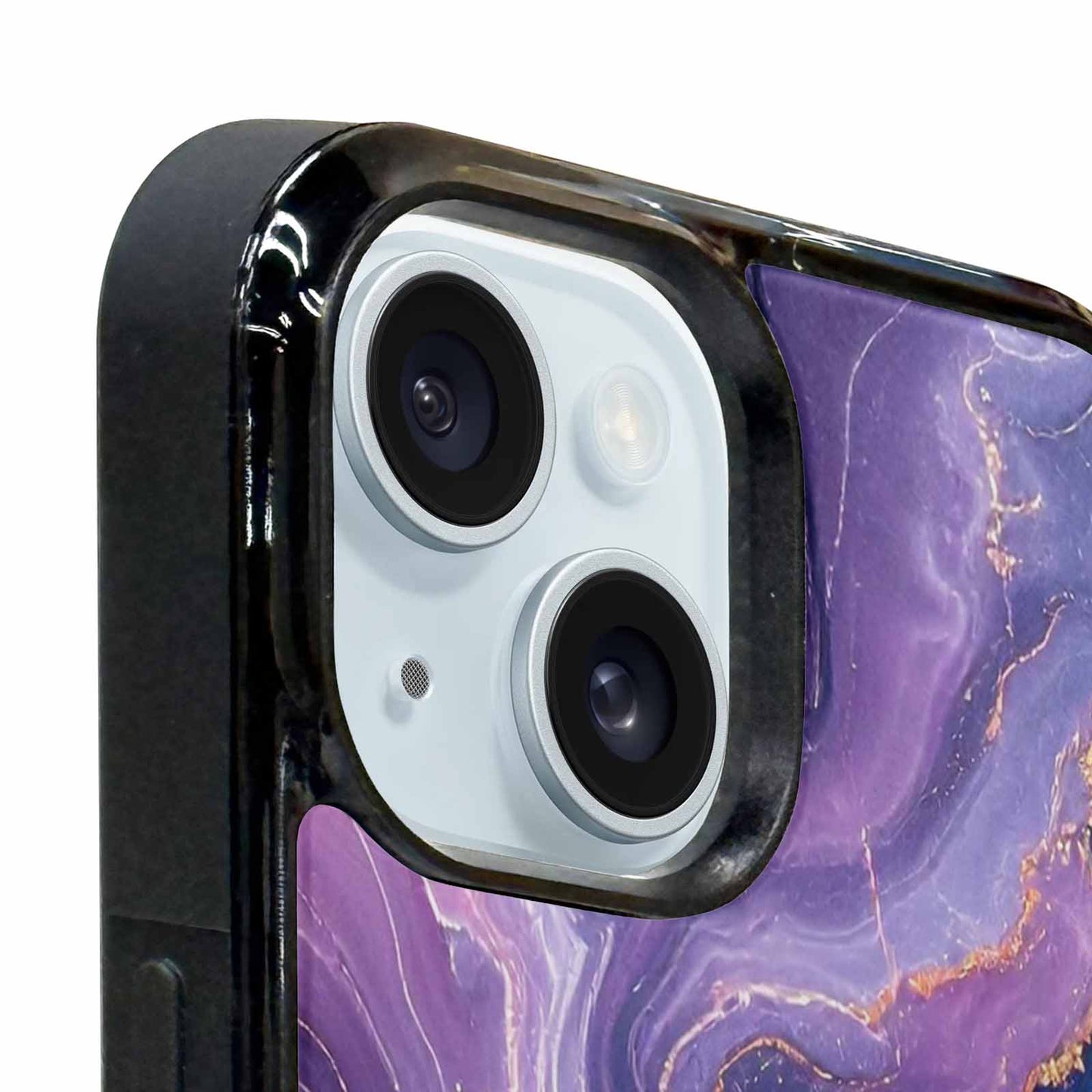 iPhone 15 Plus Case — Marble Galaxy Custom Personalized Phone Cover, Custom Designed Case Cover