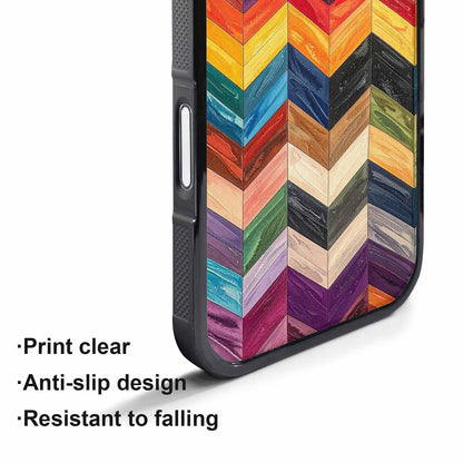 iPhone 17 Pro Max Case — Progress Pride Flag Color Original Art, Custom Designed Case Cover