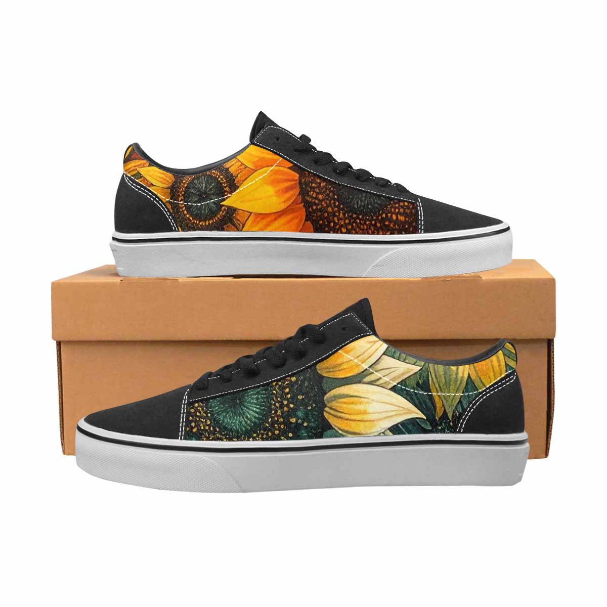 WOMEN'S Blend Melt Them Canvas Lace-Up Cottagecore Custom Shoes