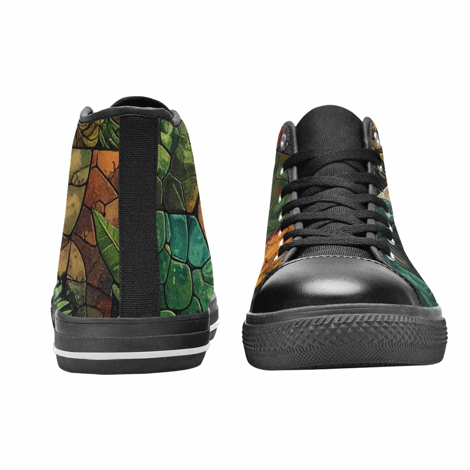 WOMEN'S Dinosaur Silhouette High Top Canvas Dreamcore Sneakers