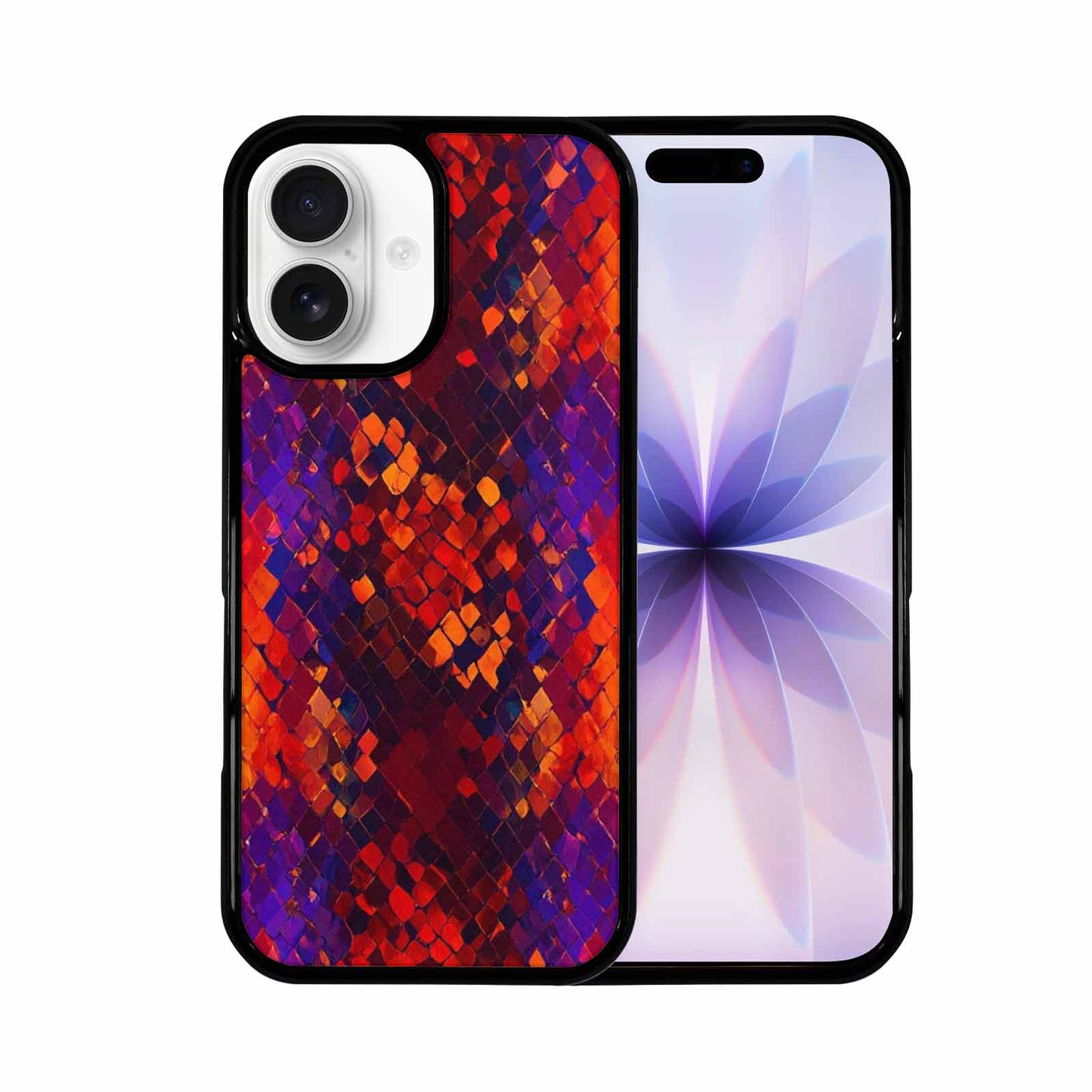iPhone 17 Case — Snake Print Dark Seamless Animal Print, Custom Printed Phone Case
