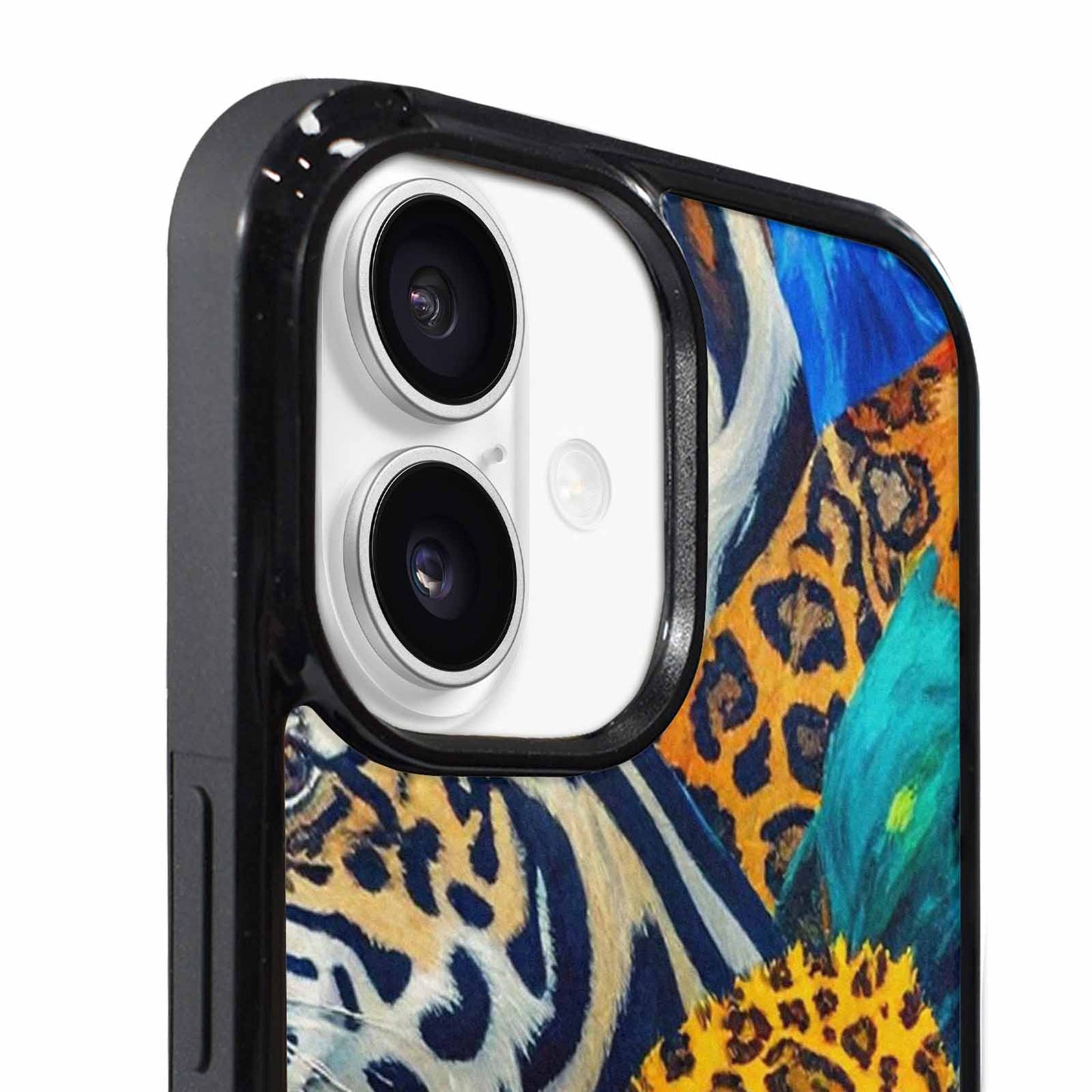 iPhone 17 Case — Full Color Vibrant Animal Print, Customized Protective Case