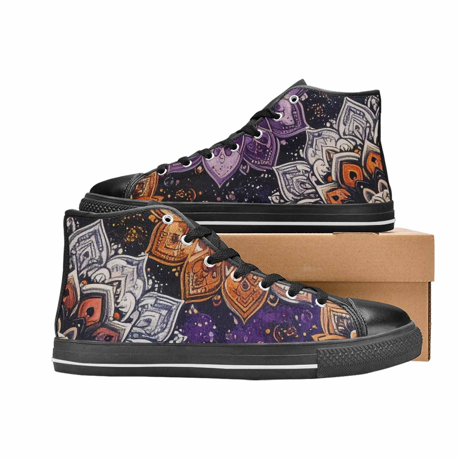 MEN'S Mandala High Top Canvas Y2K Shoes