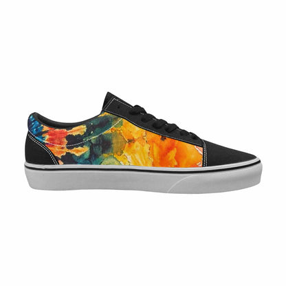 WOMEN'S Tie Lace-Up Canvas Surreal Custom Shoes