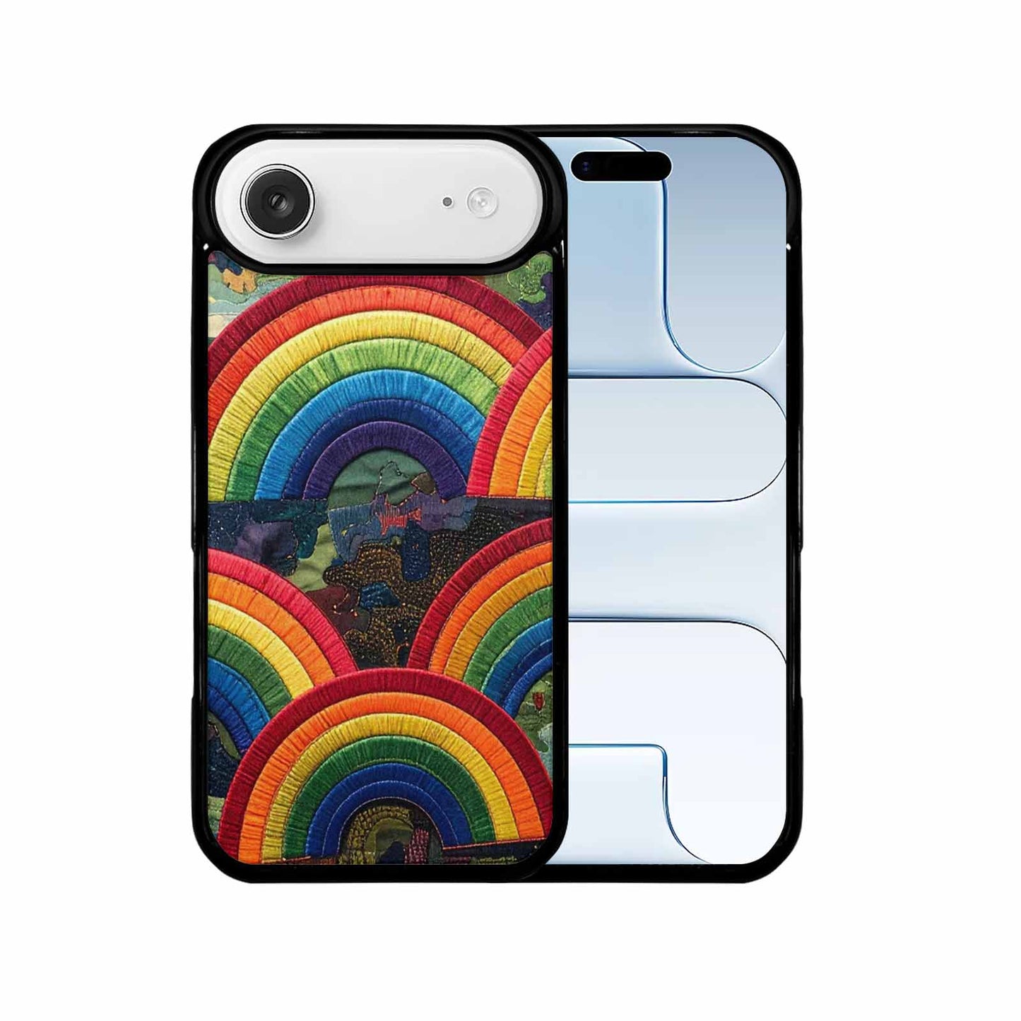 iPhone 17 Air Case — Vivid Camo Rainbow Arc Camo, Custom Designed Case Cover