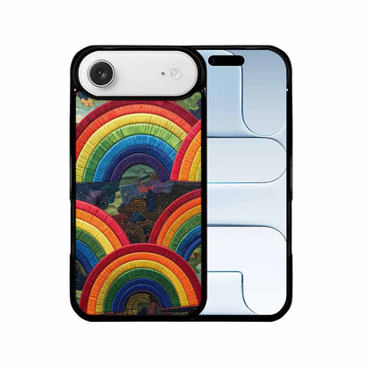 iPhone 17 Air Case — Vivid Camo Rainbow Arc Camo, Custom Designed Case Cover