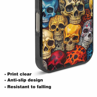 iPhone 16 Pro Max Case — Skulls Animal Printskulls Patt Ddn, Custom Made Phone Cover