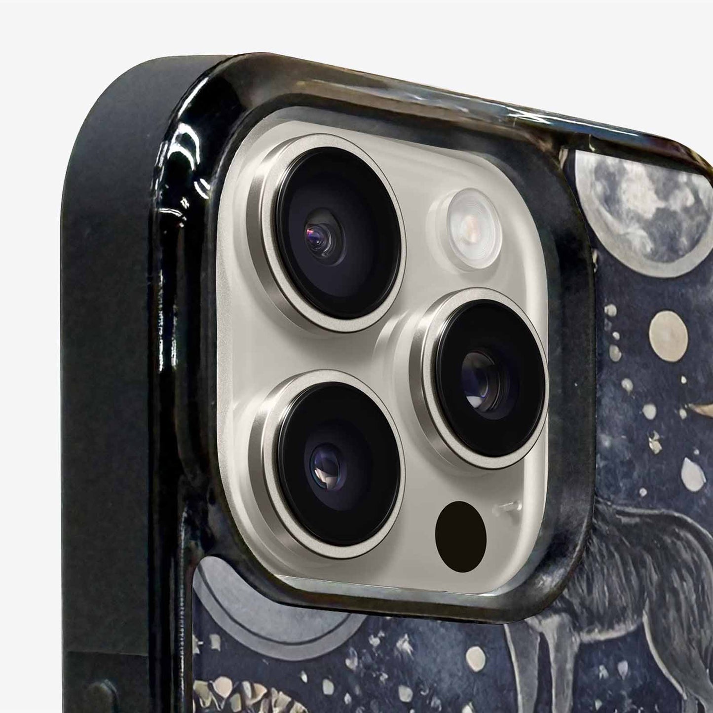 iPhone 16 Pro Max Case — Wolves Everywhere Collage Overlap Small Wolf, Custom Made Phone Cover