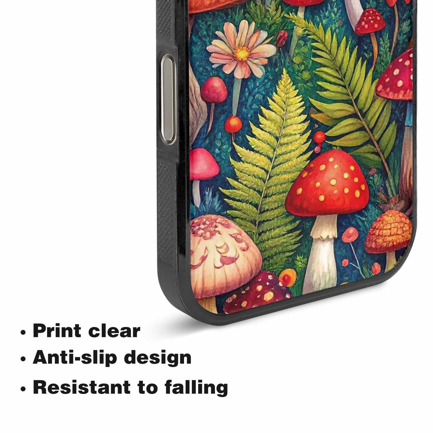iPhone 16 Pro Case — Mushrooms Botanicalmushrooms P 7fj Personalized Phone, Custom Phone Case