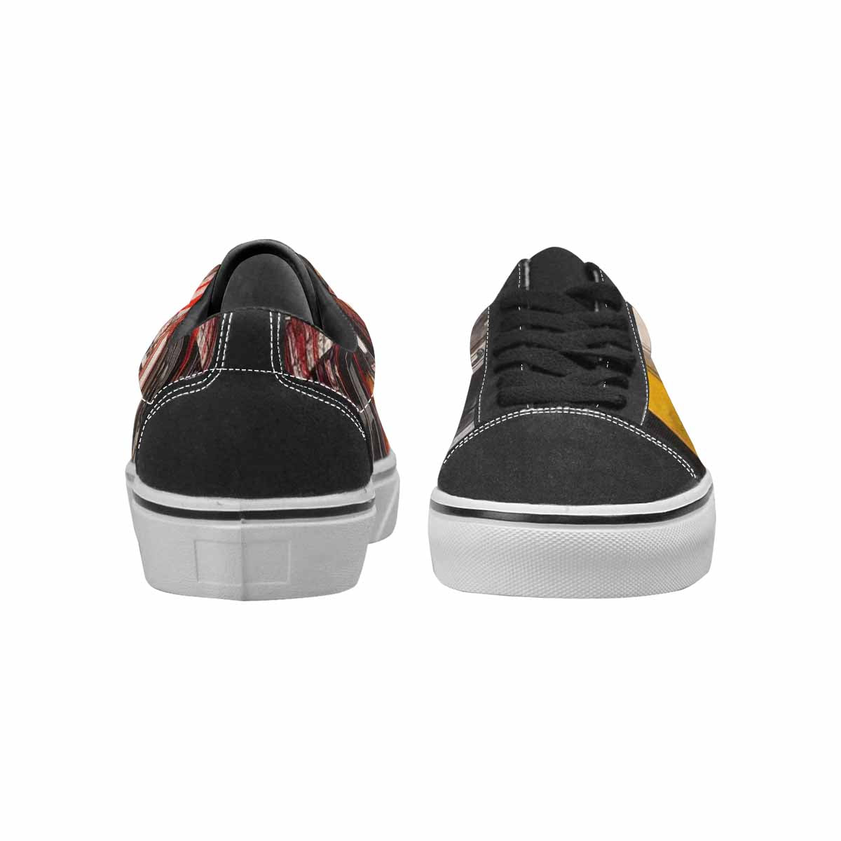 WOMEN'S Liminal Space Fragment Lace-Up Canvas Surreal Custom Shoes