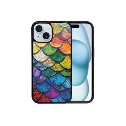 iPhone 15 Case — Reptile Scale Full Color Vibrant Reptile, Unique Phone Case Design