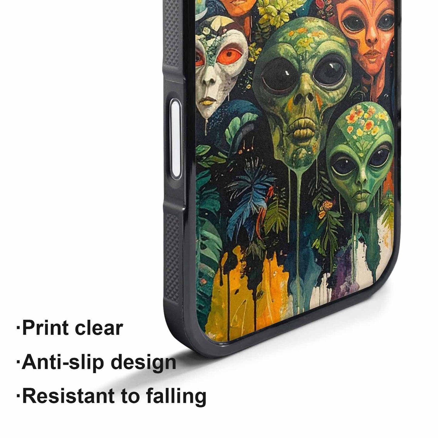 iPhone 17 Air Case — Aliens Pattern Hundreds Of Sma Alien, Personalized Phone Case