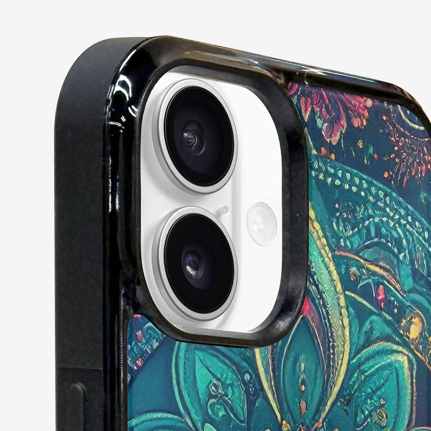 iPhone 16 Plus Case — Paisley Mandala, Unique Phone Case Design