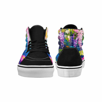 MEN'S Full Color Vibrant Monet High Top Canvas Surreal Shoes