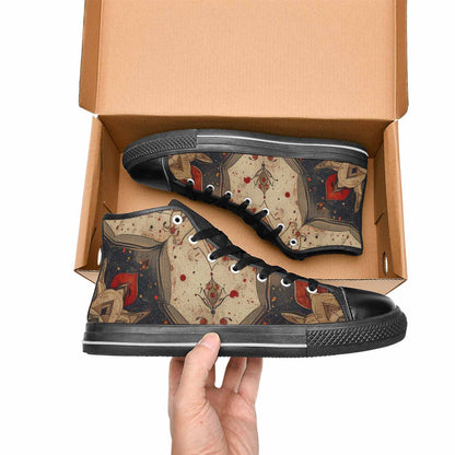 MEN'S Mandala High Top Canvas Vivid Sneakers