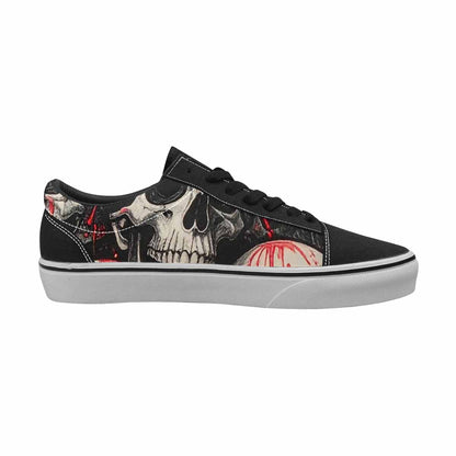 WOMEN'S Rainbow From Skull S Lace-Up Canvas Dreamlike Custom Shoes