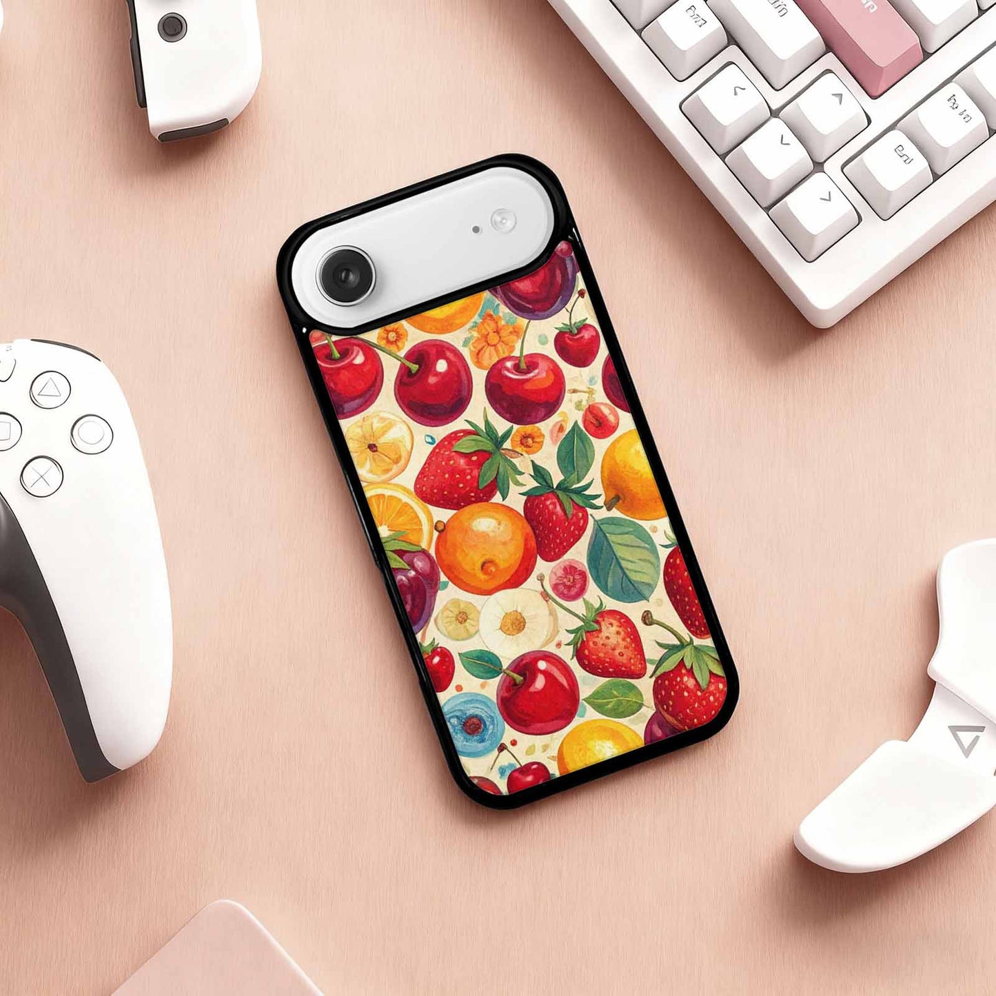 iPhone 17 Air Case — Small Cherry And Fruit Print Original, Customized Protective Case