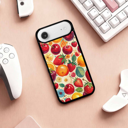 iPhone 17 Air Case — Small Cherry And Fruit Print Original, Customized Protective Case