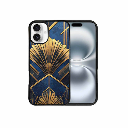 iPhone 16 Plus Case — Art Deco Illustration Pattern, Personalized Phone Case