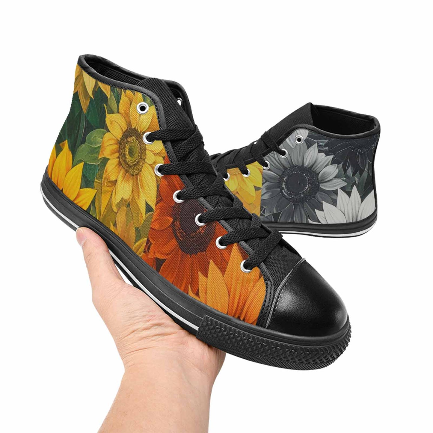 WOMEN'S Blend Melt Them High Top Canvas Aesthetic Shoes